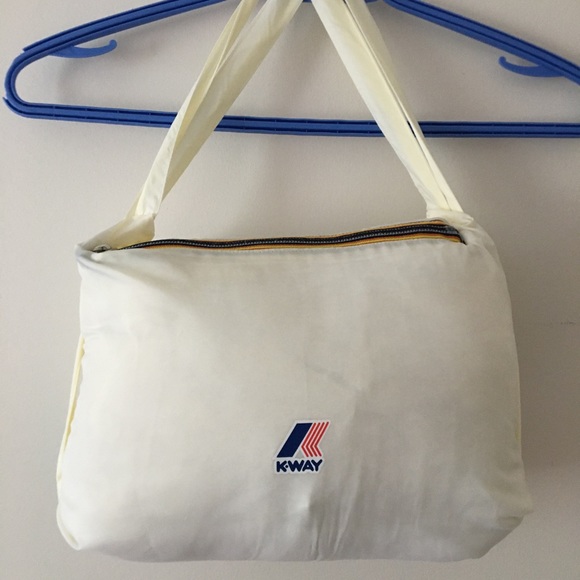 White long K-Way parka - Picture 6 of 6